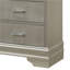 Commode avec façades de tiroirs en relief en crocodile - Solution de rangement élégante et fonctionnelle (ne comprend pas de miroir)-107130502