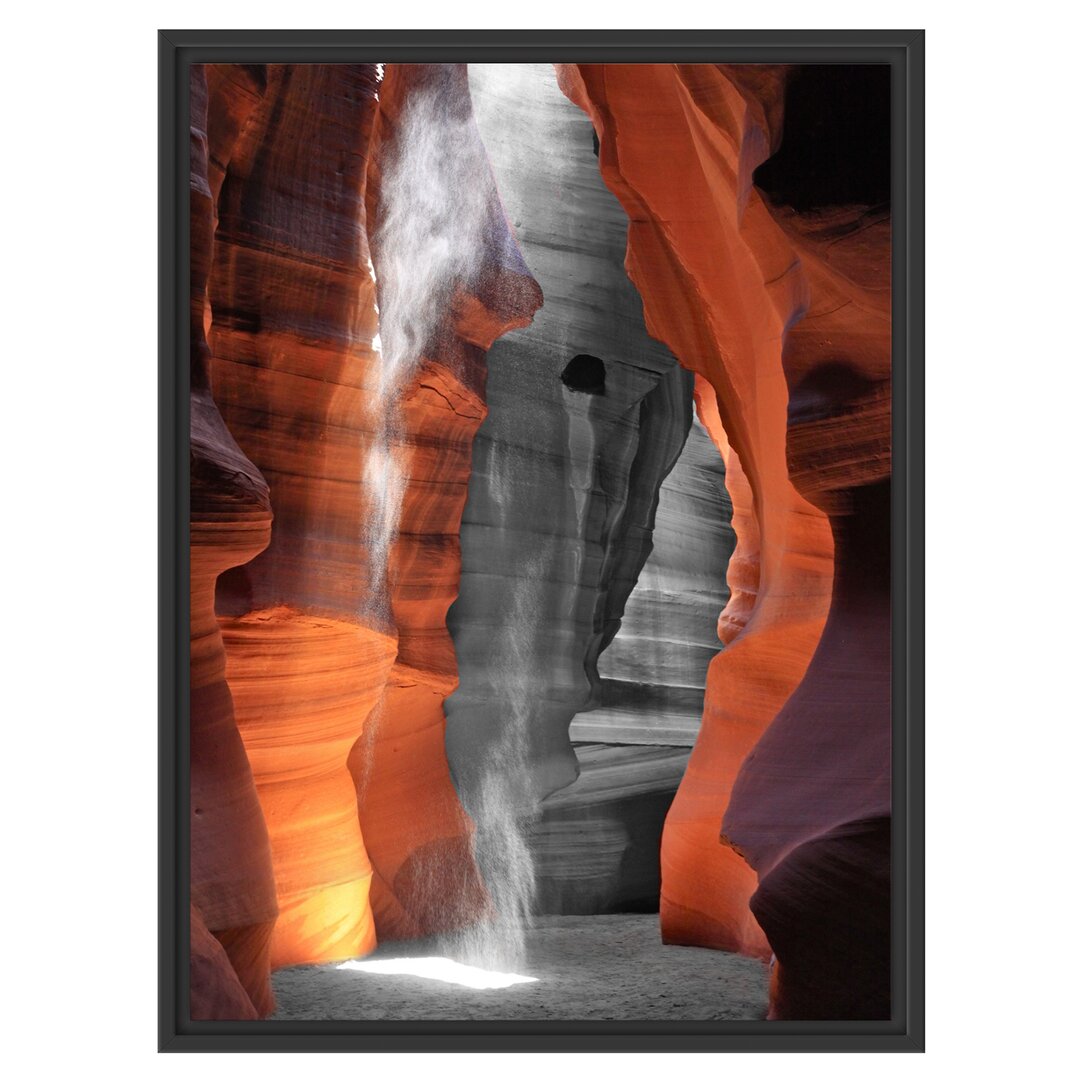 Gerahmtes Wandbild prächtiger Antelope Canyon