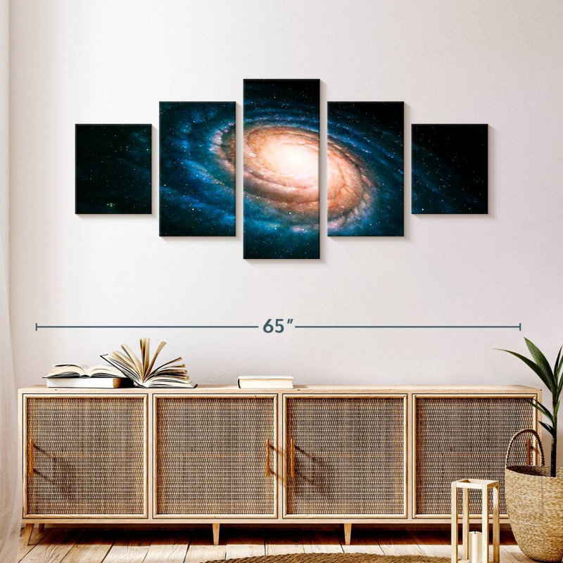 Spiral Shaped Galaxy, 24" H x 55" W