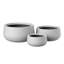 Ensemble de pots à fleurs en composite 3 pièces Lindlot-130460789
