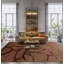 Modern Tibet III Hand Knotted Abstract Area Rug in Mocha/Chocolate-63450274