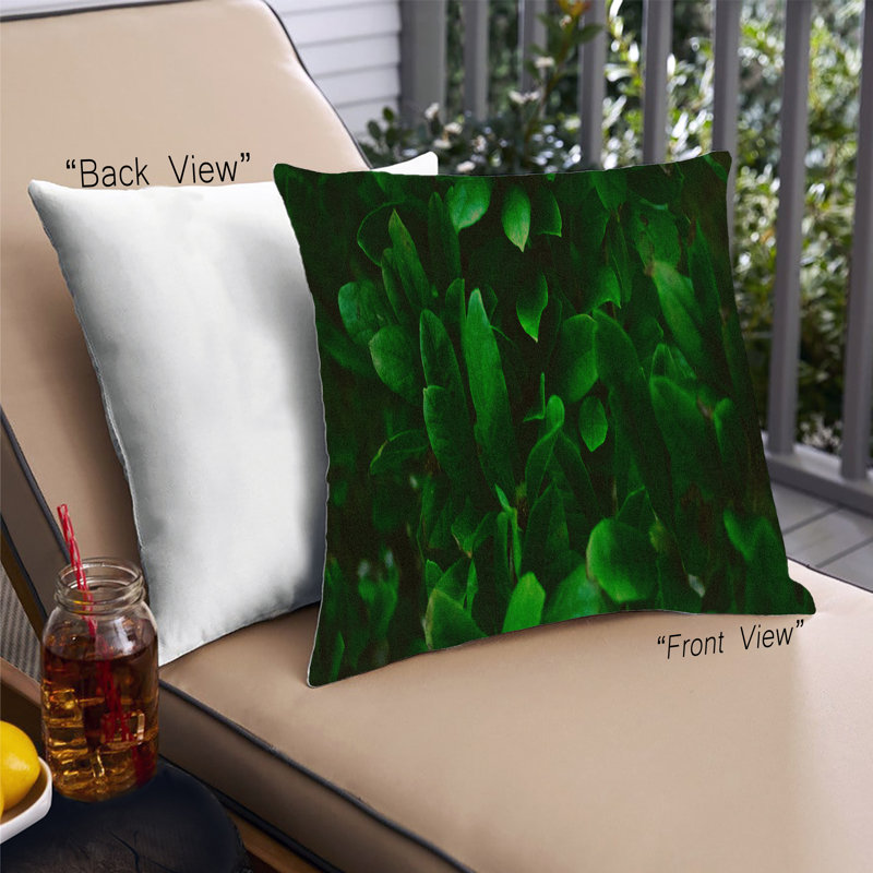 Coussin décoratif Color Focus Green 74, Microsuède