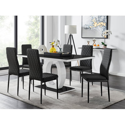 Eubanks Dining Set with 6 Chairs