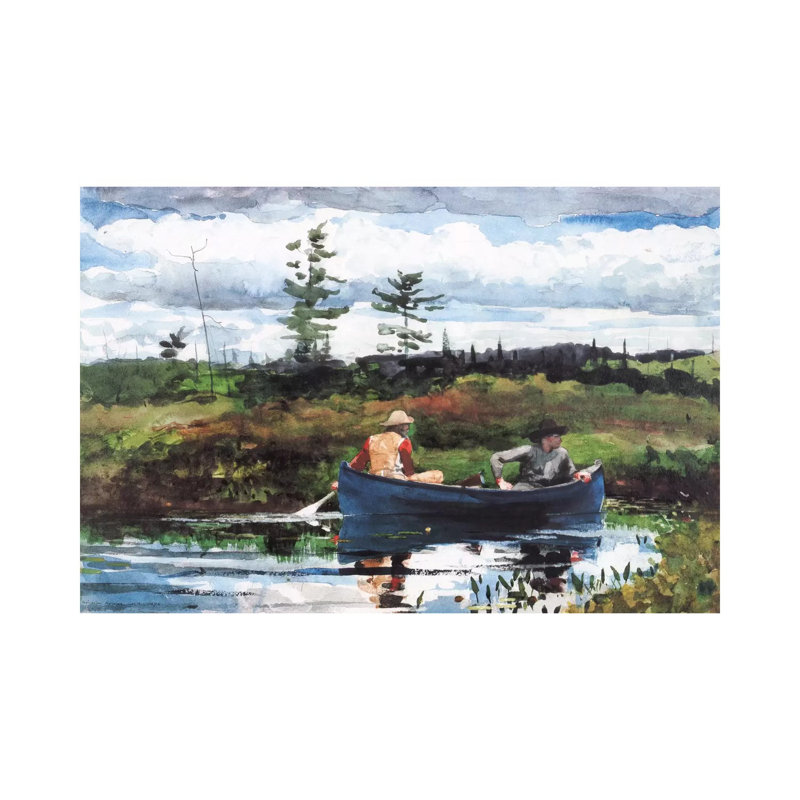 The Blue Boat, 1892 by Winslow Homer - Wrapped Canvas Painting, 152.5 cm H x 101.5 cm W