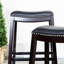 Siège en cuir reconstitué de 24 po pour siège confortable en cuir reconstitué avec finition et noir-1497668297-1497668302-1497668301