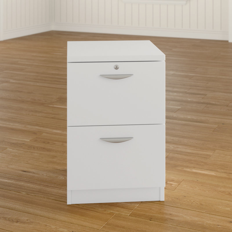 48cm Wide 2 -Drawer File Cabinet, White