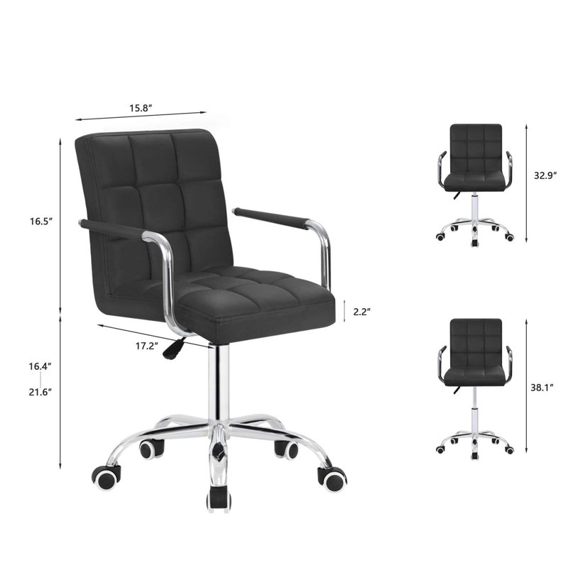 Pierron Task Chair, Black