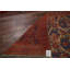 Tapis unique en laine noué à la main rouge Oushak des années 1900 de 14 pi x 16 pi Nirvik