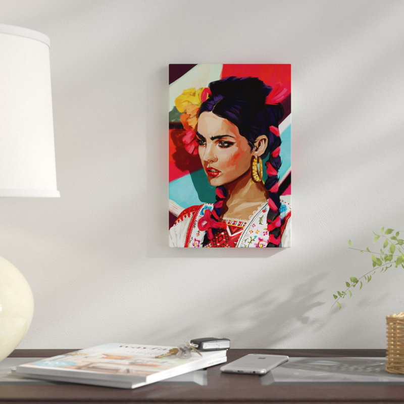 «Mexico», impression sur toile, H 26 po x l 18 po x P 1,5 po, Pas de tapis, Toile tendue