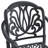 7-Piece Set Of Cast Aluminum Patio Furniture With Black Frame And Brown Seat Cushions-1457596321