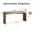 Solid Wood Veneer Console Table, Sofa Table