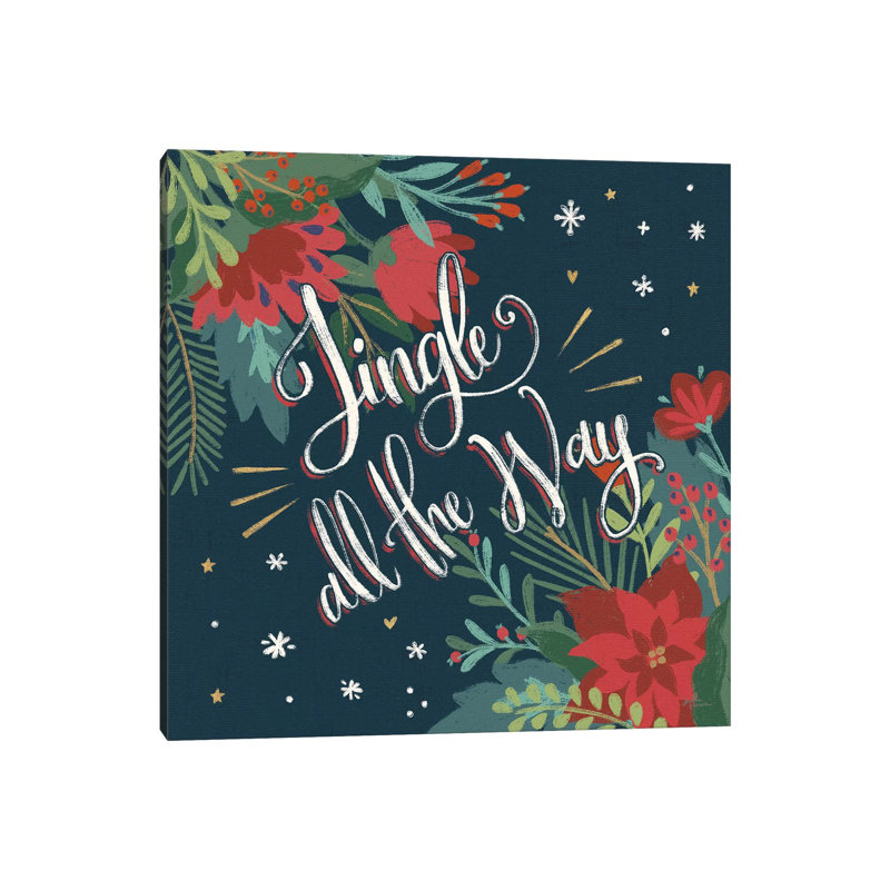 Christmas Bloom IV by Janelle Penner - Wrapped Canvas Print, 30.48 cm H x 30.48 cm W