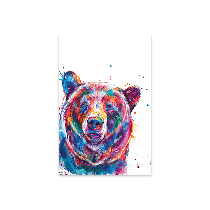 Ours - impression sans cadre, H 24 po x l 16 po x P 0,25 po