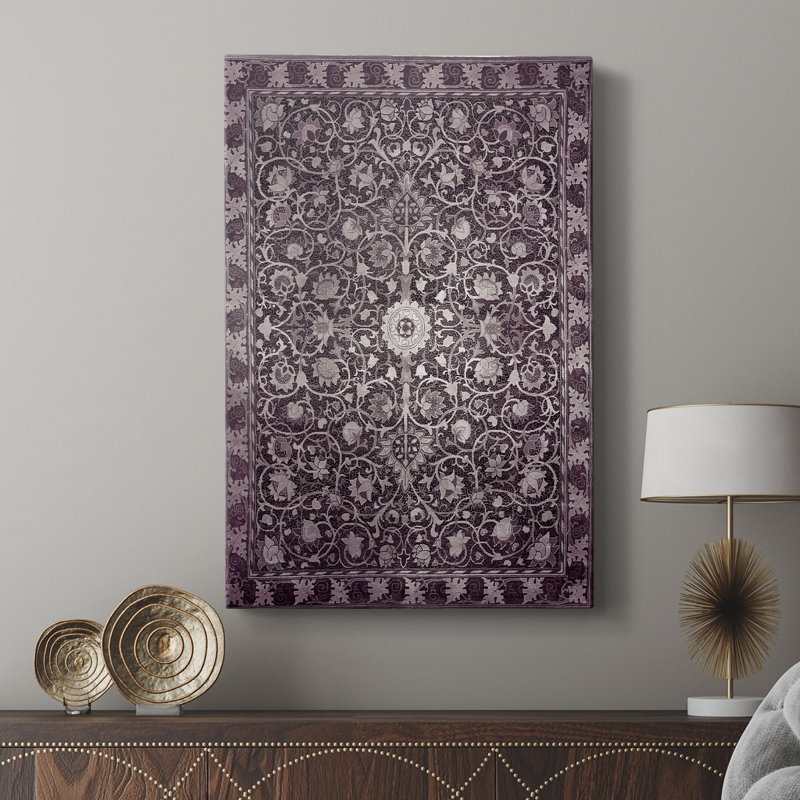 Reproduction abstraite rétro C III - galerie Cavas sur mesure, H 27 po x l 18 po
