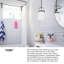 Luminaire campagnard à lumière simple Tori avec abat-jour opale tubé-69559455-69559457