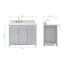 Ensemble de meuble-lavabo simple 43 po Aberdeenshire-85363968