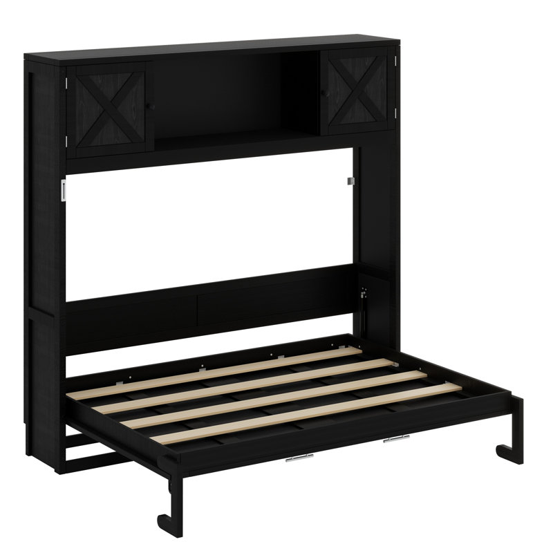 Lit escamotable avec armoires de rangement