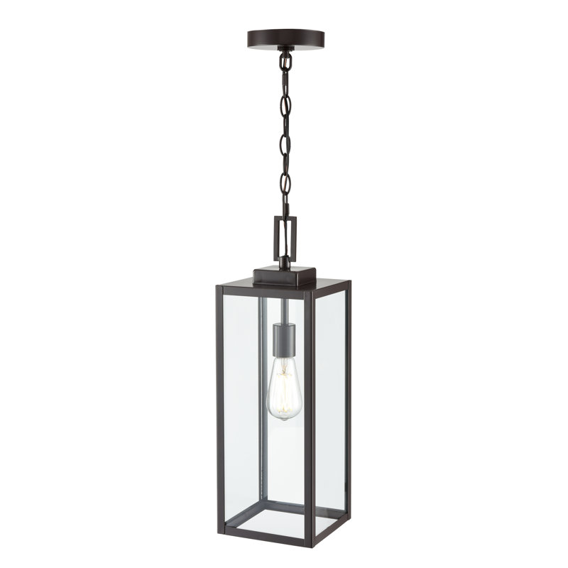 Robert 7" Wide Outdoor Mini Pendant, Bronze