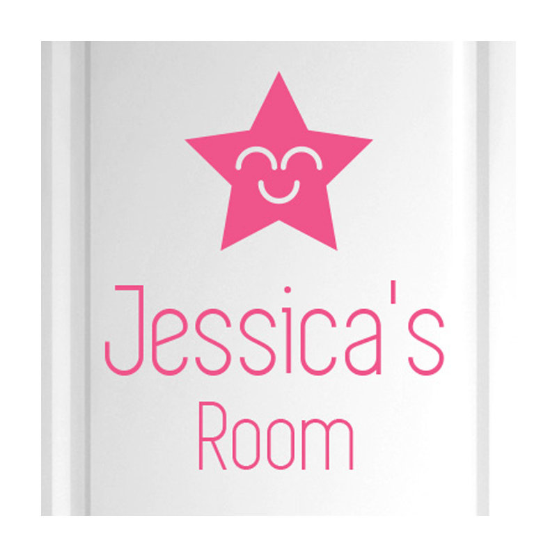 Astrology & Stars Wall Decal, Pink