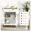 Îlot de cuisine 29,9 po avec plateau en acier inoxydable-288265664