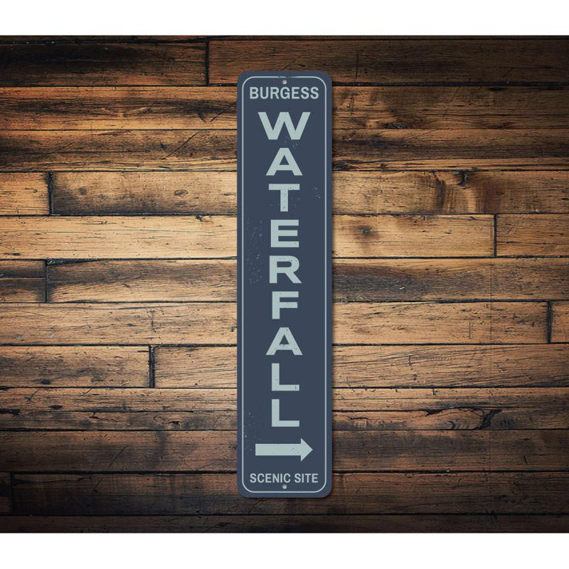 Panneau vertical en aluminium Waterfall, H 6 po x l 24 po x P 0,063 po