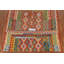 Tapis oriental réversible en laine Kilim 7 x 10