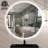 Naliyah Round Frameless Lighted Bathroom/Vanity Mirror-1111999743