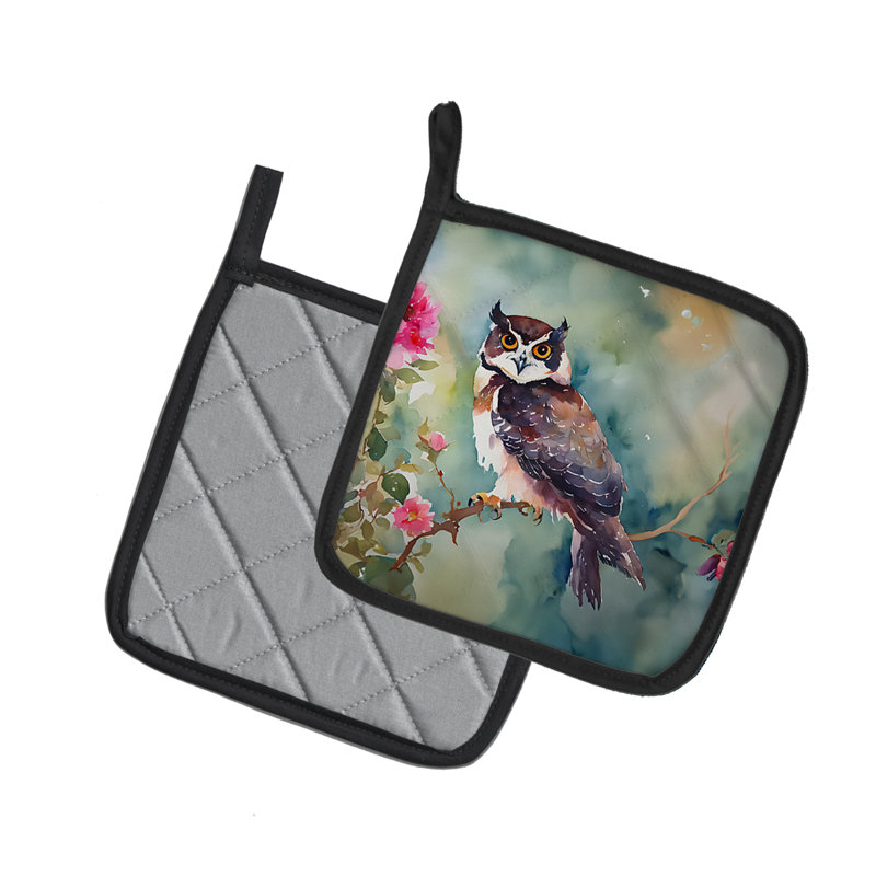 Paire de porte-casseroles Spectacled Owl