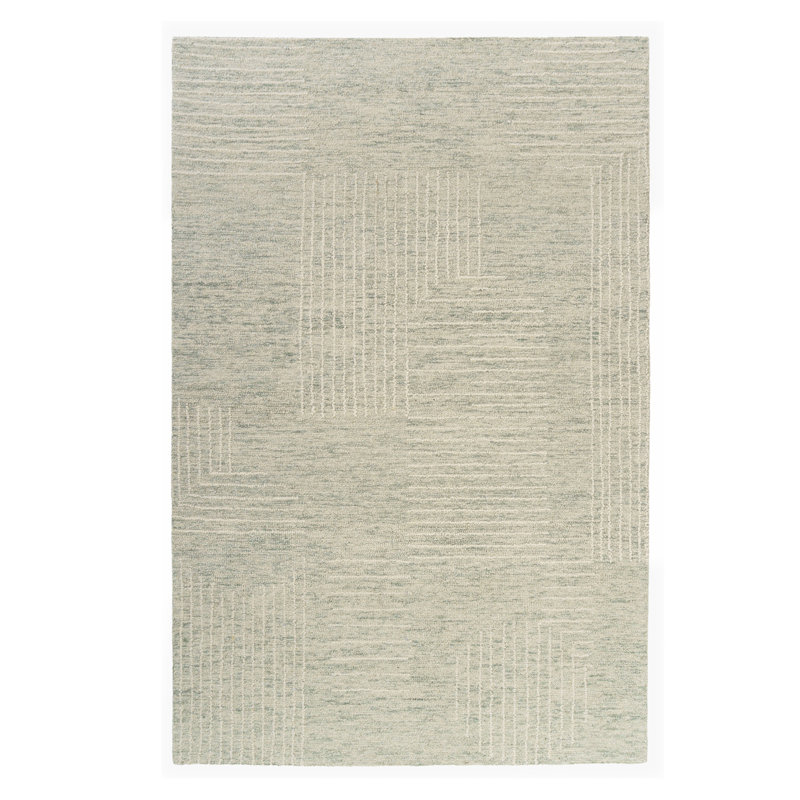 Tapis d'intérieur décontracté en laine naturelle fait à la main, Tapis de couloir 2 pi 6 po x 8 pi