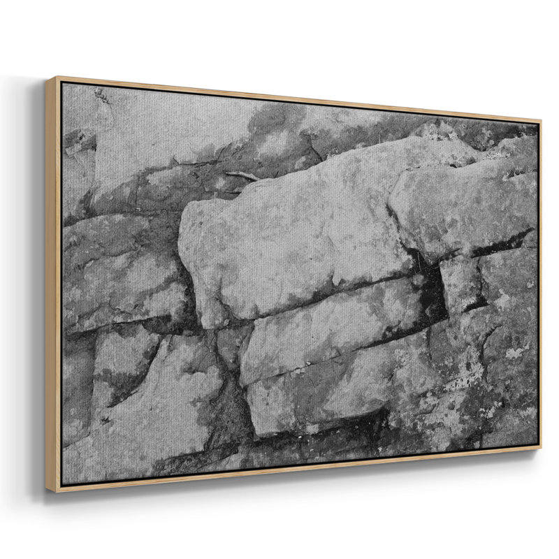 Found Textures Xiii, reproduction d'art sur toile, H 27 po x l 41 po x P 2 po, Naturel