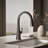 Graze Touchless Pull-Down Kitchen Sink Faucet with Voice Activation and Three-Function Sprayhead-93495214