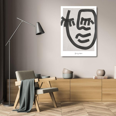 Art sur toile tendue Brayden Studio® Design Fabrikken, titre: Lignes Grasses