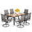 Argyri Rectangular 6 - Person 64" Long Dining Set