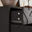 Commode d'appoint 3 tiroirs 3 portes avec design Rusric