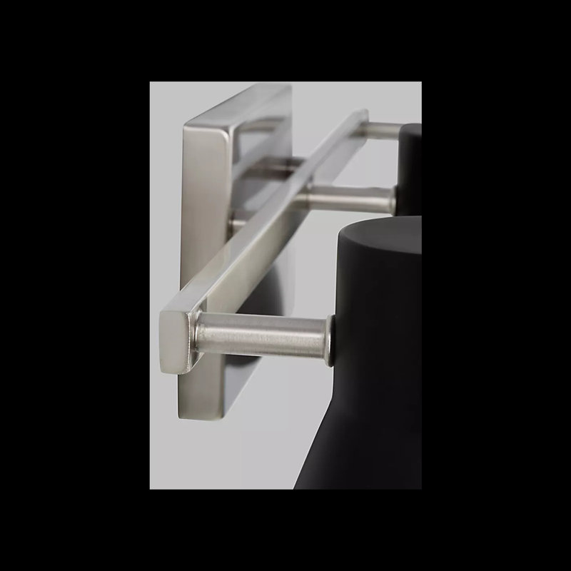 Éclairage pour meuble-lavabo Byers, Nickel brossé, Non