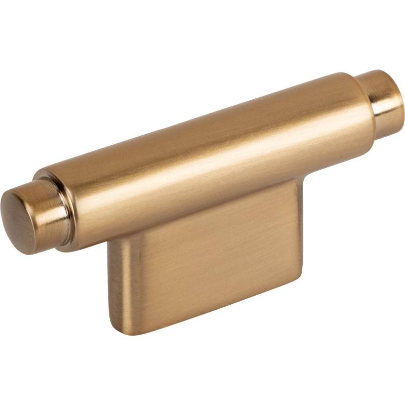 Kayden 3" Length Bar Knob, Warm  Brass