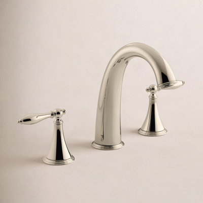 Finial Deck-Mount Bath Faucet Trim