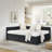 Full Size, Velvet, Bed Frame, Two Storage Drawers, Comfortable Bed, Mid - Century Modern, Office Daybed, Fitting Human Body, Bedroom Use-668671834