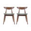 Ensemble de 2 chaises rétro en bois d'hévéa avec dossier ergonomique-1665351965-1665351967