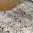 Angilina High-Low Shabby Damask Cream/Beige/Dark Gray Indoor/Outdoor Rug-250030740