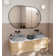 Recessed Framed 2 of Doors Medicine Cabinet with Adjustable Shelves