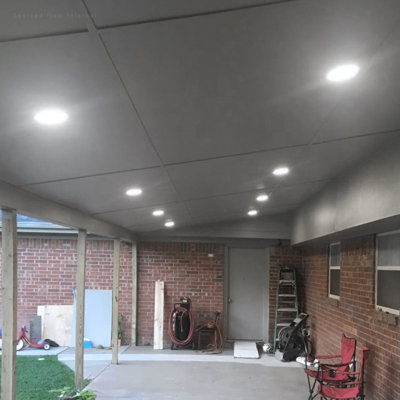 Luminaire encastré à DEL 6,77 "à intensité variable ultra-mince avec lumière du jour J-Box 5000K