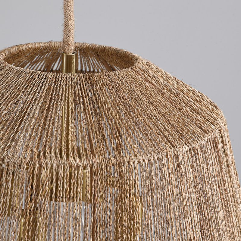4 - Light Lantern Rope Geometric Chandeliers