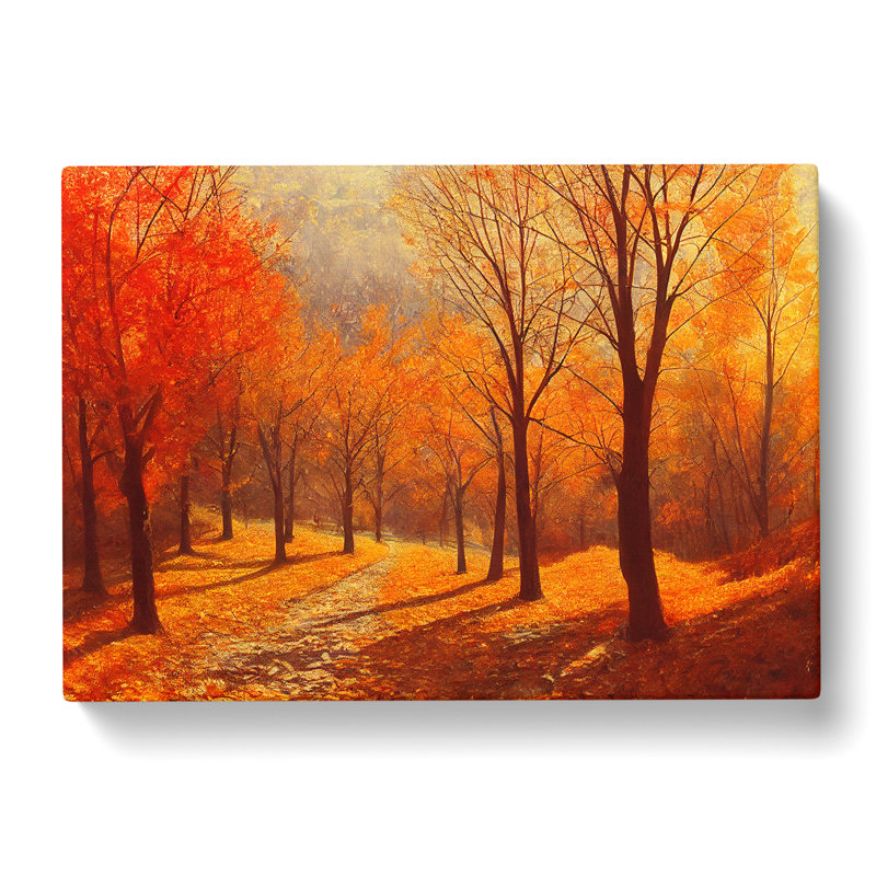 Amazing Autumn Forest - Wrapped Canvas, 35cm H x 50cm W x 3cm D
