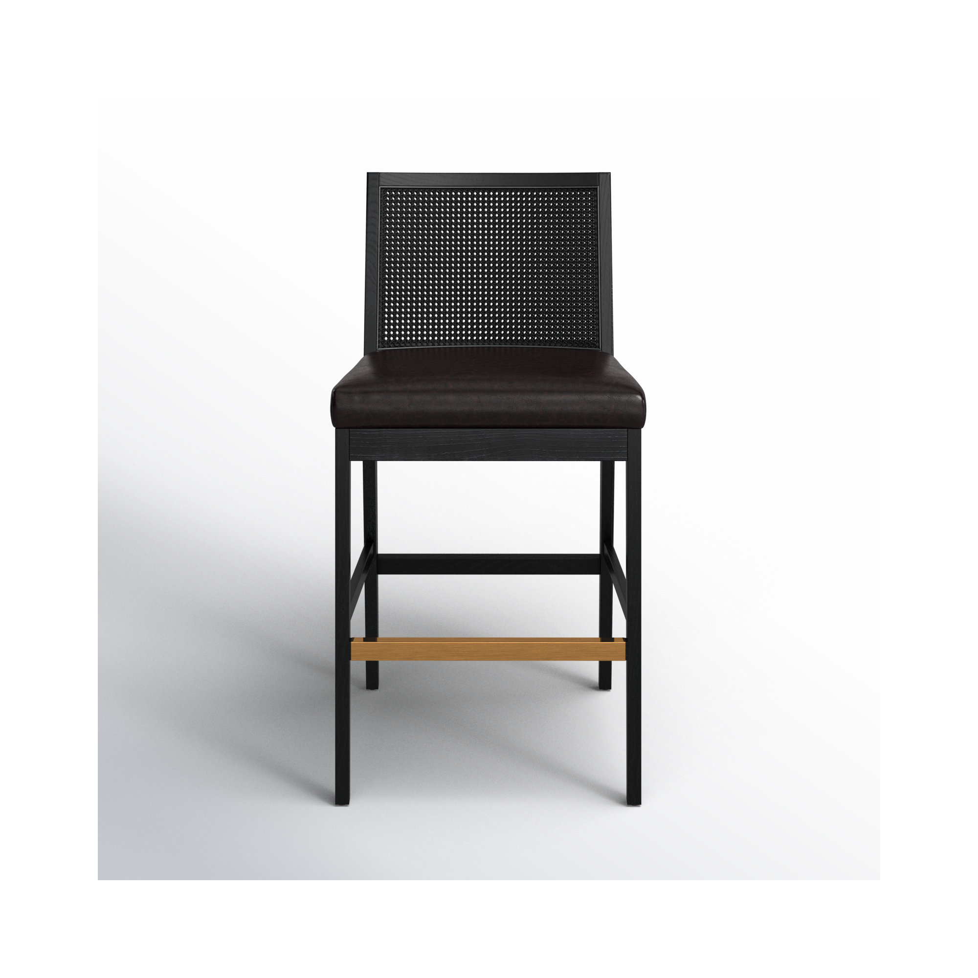 Sergi Cane Stool, Bar Stool (31" Seat Height)