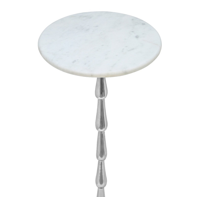 Table de bout d'appoint à piédestal Glam