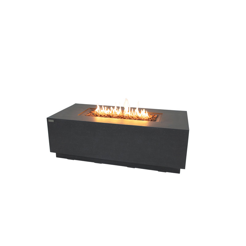 Elementi Andes Fire Pit Table with Hideaway Propane Tank Drawer