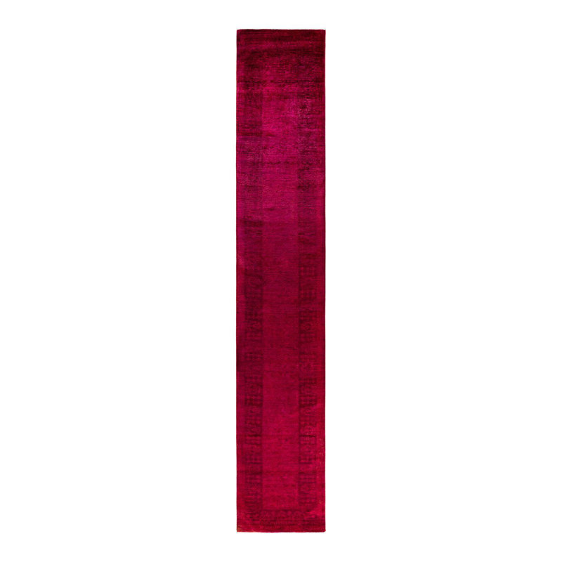 Tapis unique rouge 2 pi 8 po x 15 pi 8 po Zaheim