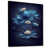 Toile avec cadre flottant noir