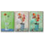 Orange pop encadrée sur toile, 3 pièces-91887510-91887511